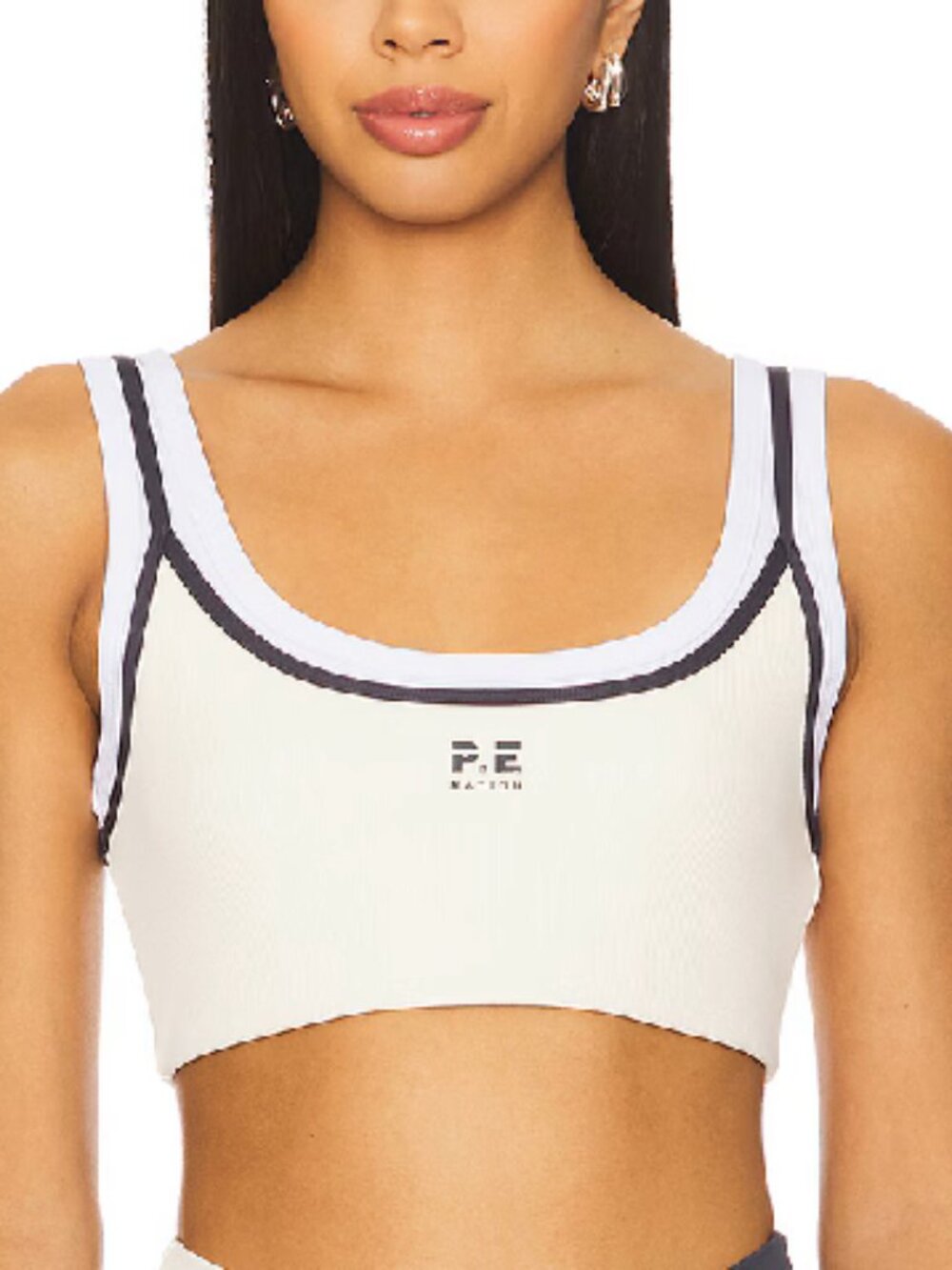 REVOLVE P.E NATION SPORTS BRA IVORY/NAVY